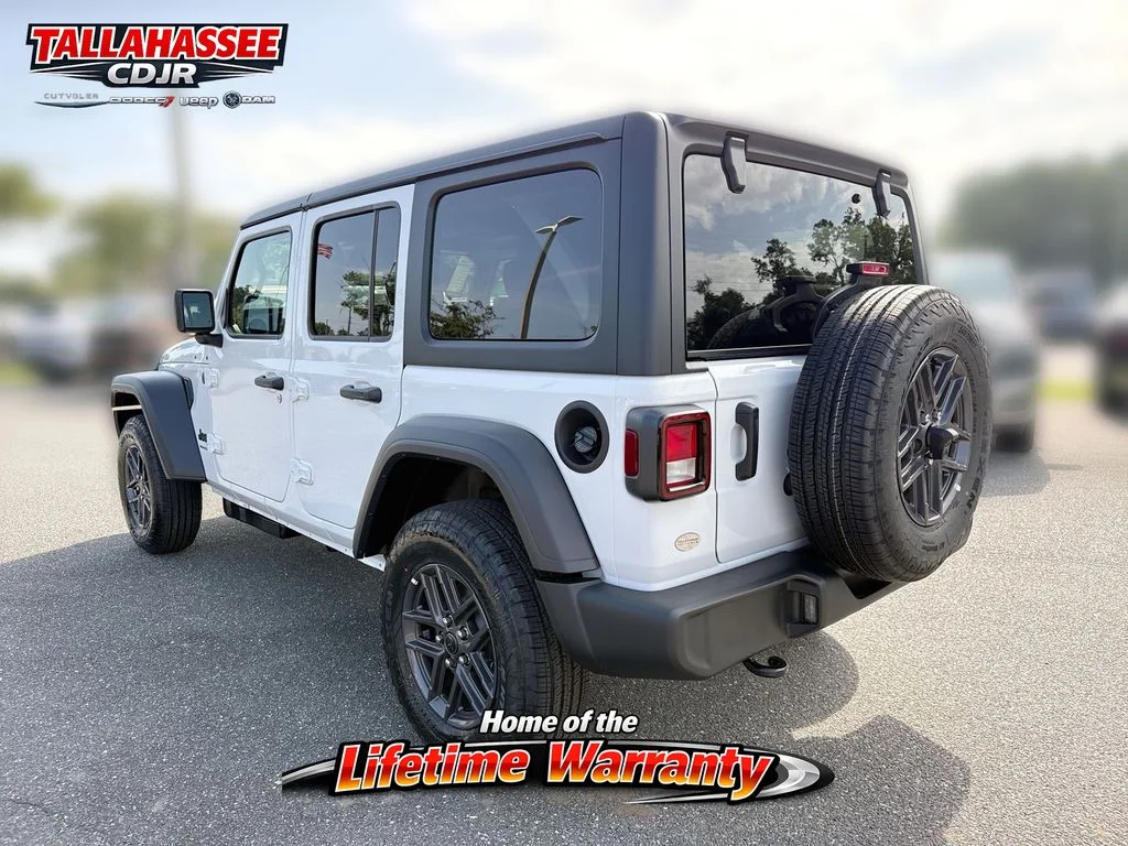 New 2026 Bright White Clear-Coat Exterior Paint Jeep Sport S image 5