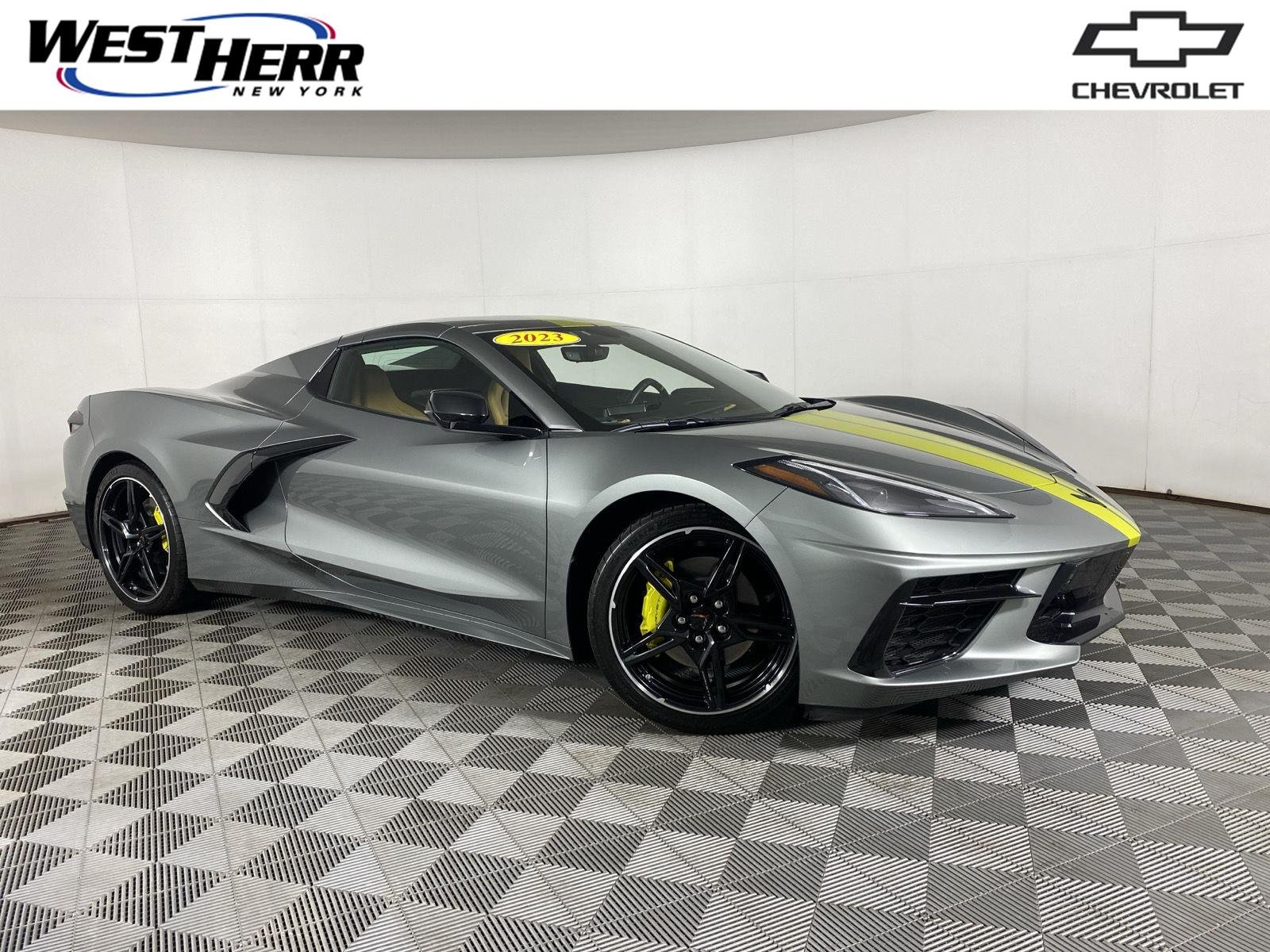 Used 2023 Gray Metallic Chevrolet Stingray image 1