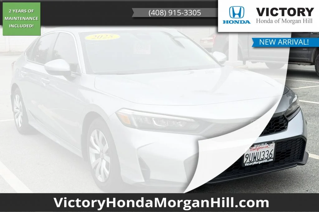 Used 2025 Solar Silver Metallic Honda LX image 1