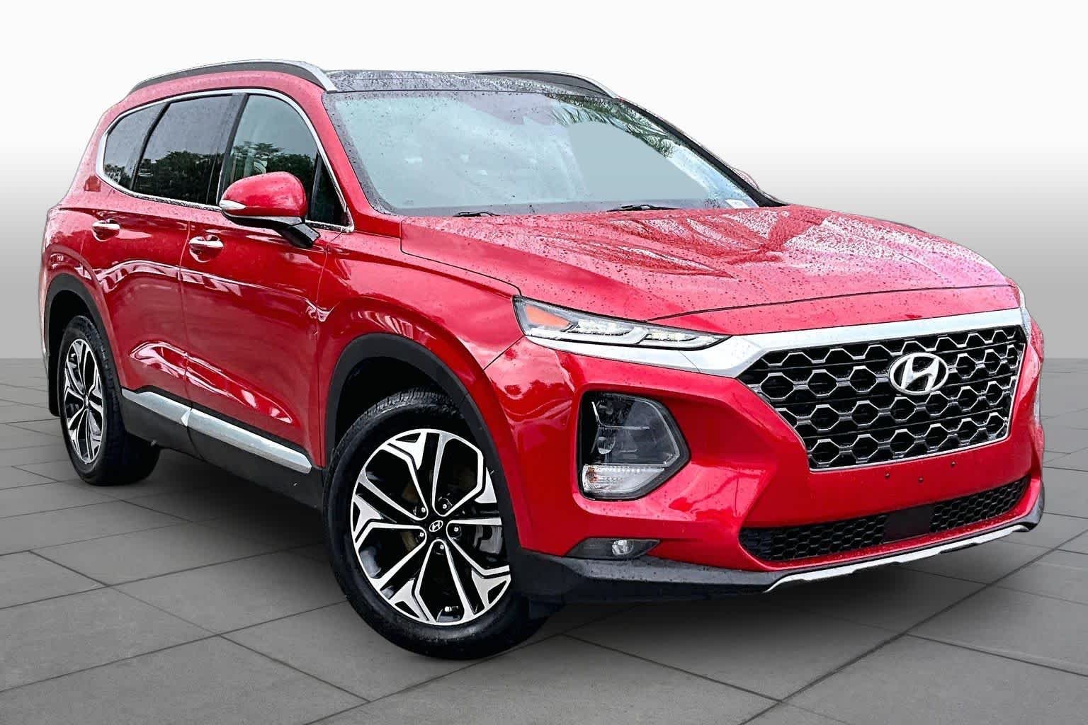 Used 2020 Calypso Red Hyundai SEL image 3