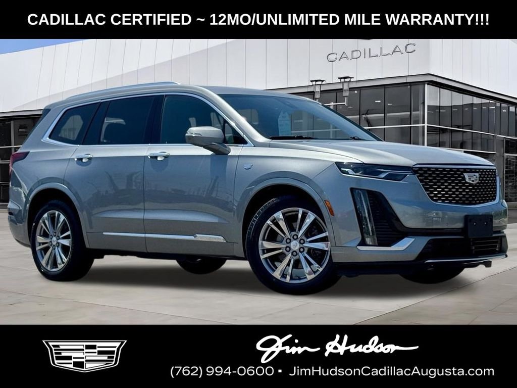 Used 2024 Silver Cadillac Premium Luxury image 1