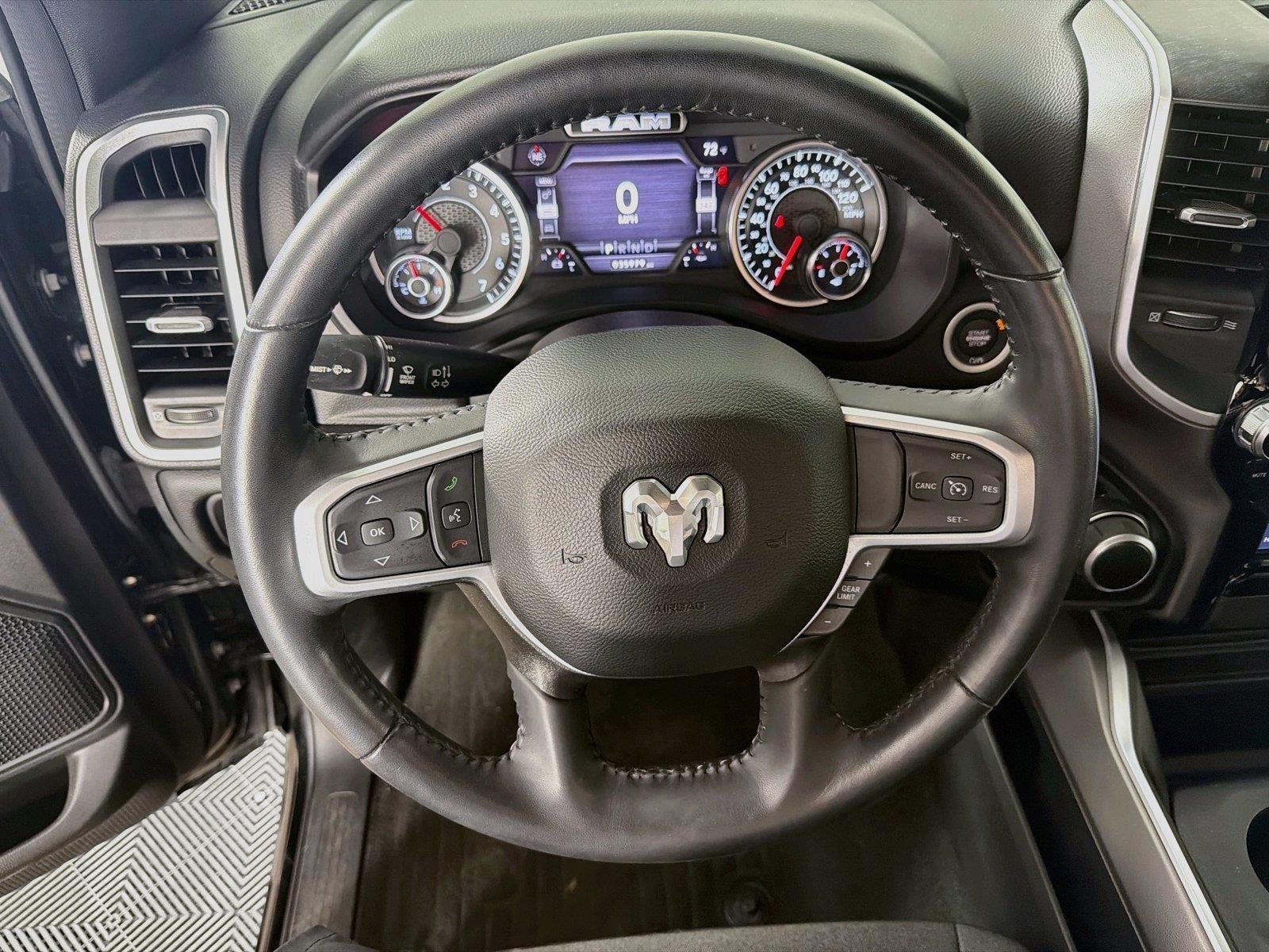 Used 2023 Diamond Black Crystal Pearlcoat Ram Big Horn image 3
