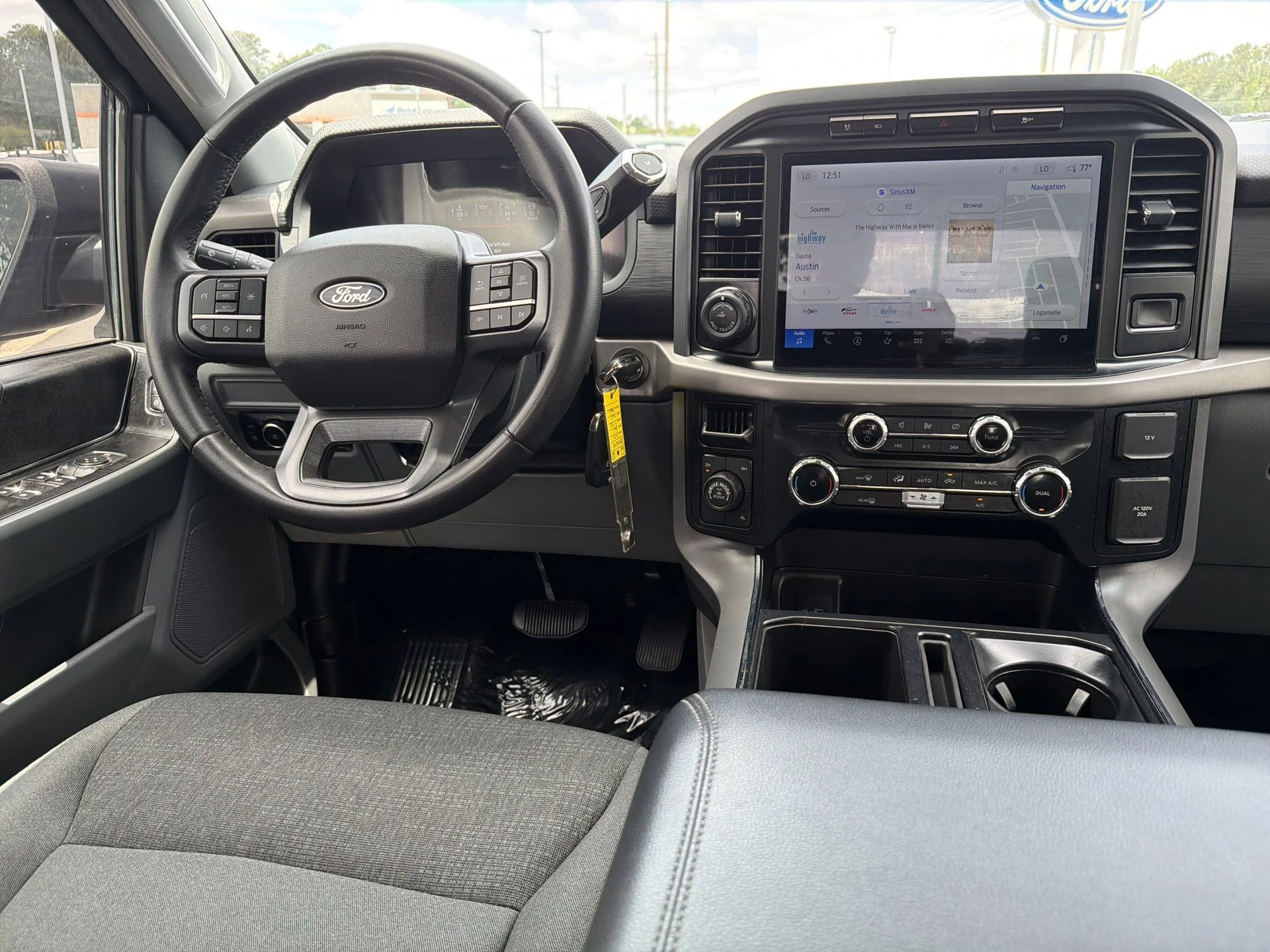 Used 2024 Black Metallic Ford XLT image 3