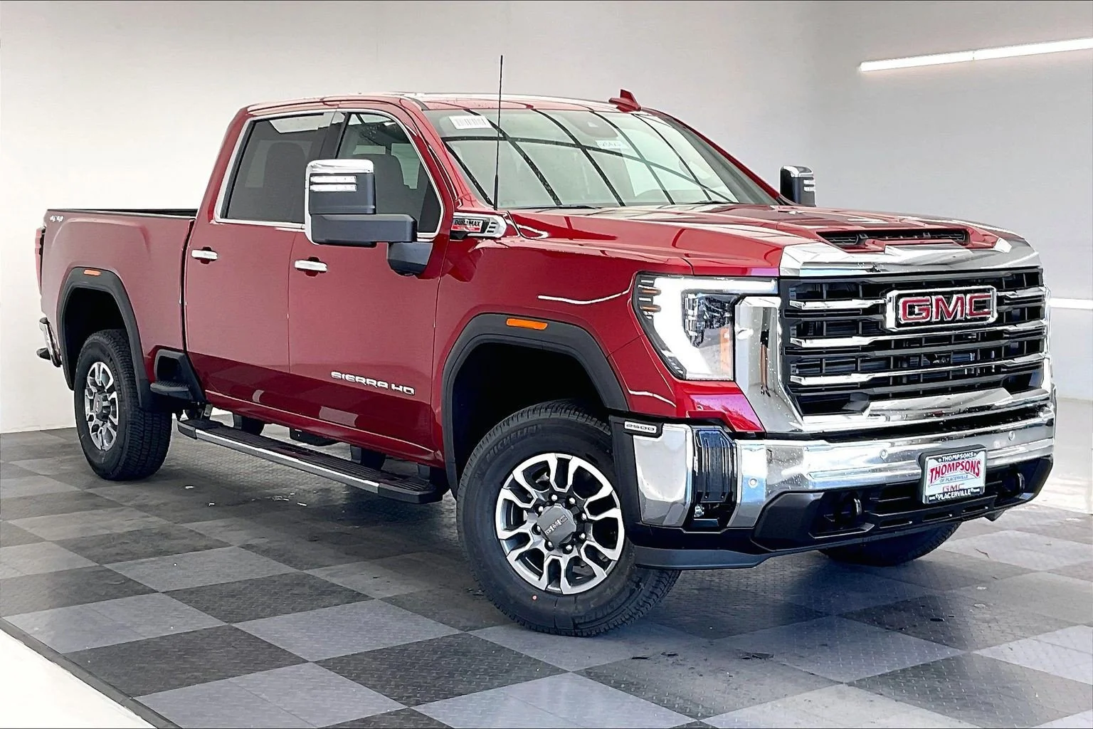 New 2026 Volcanic Red Tintcoat GMC SLT image 1