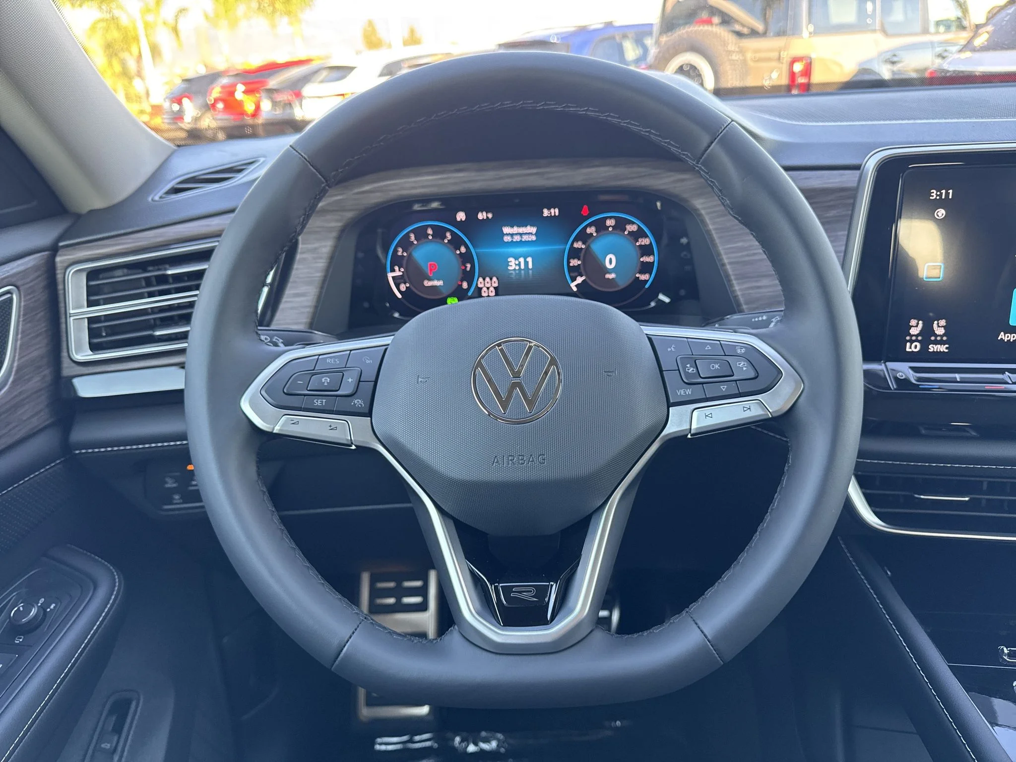 New 2026 Deep Black Pearl Volkswagen 2.0T SEL Premium R-Line image 18