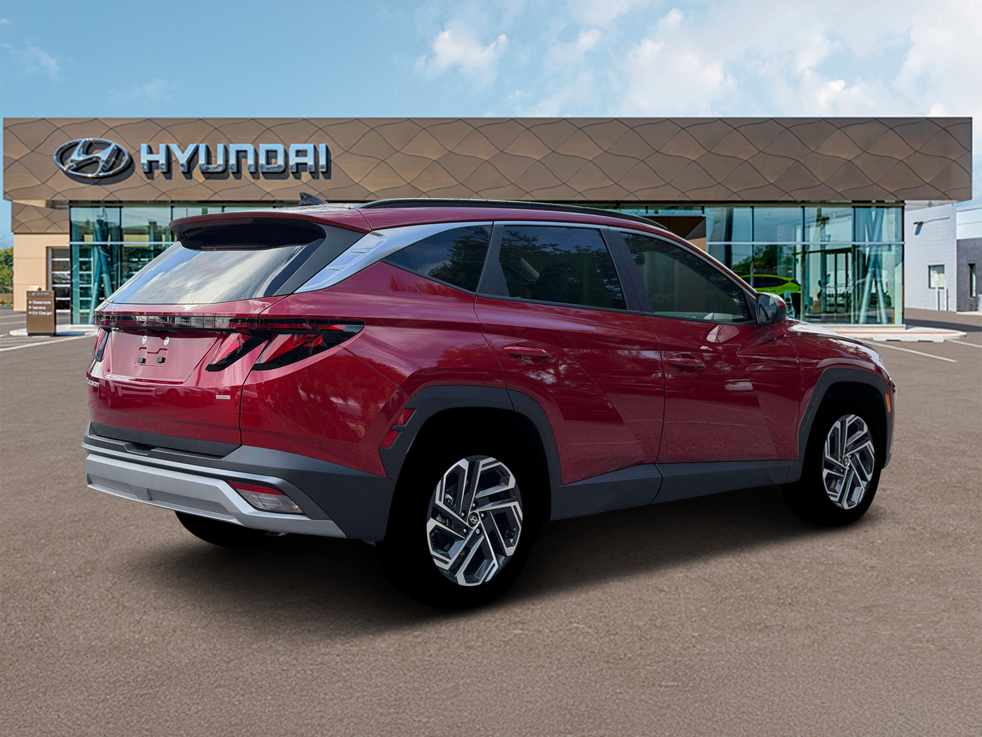 New 2026 Ultimate Red Hyundai SEL Plus AWD image 8