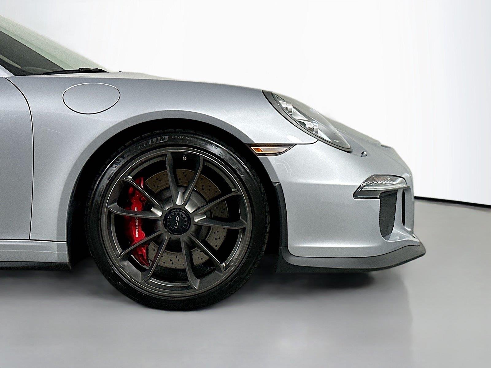 Certified Used 2015 Rhodium Silver Metallic Porsche GT3 image 14