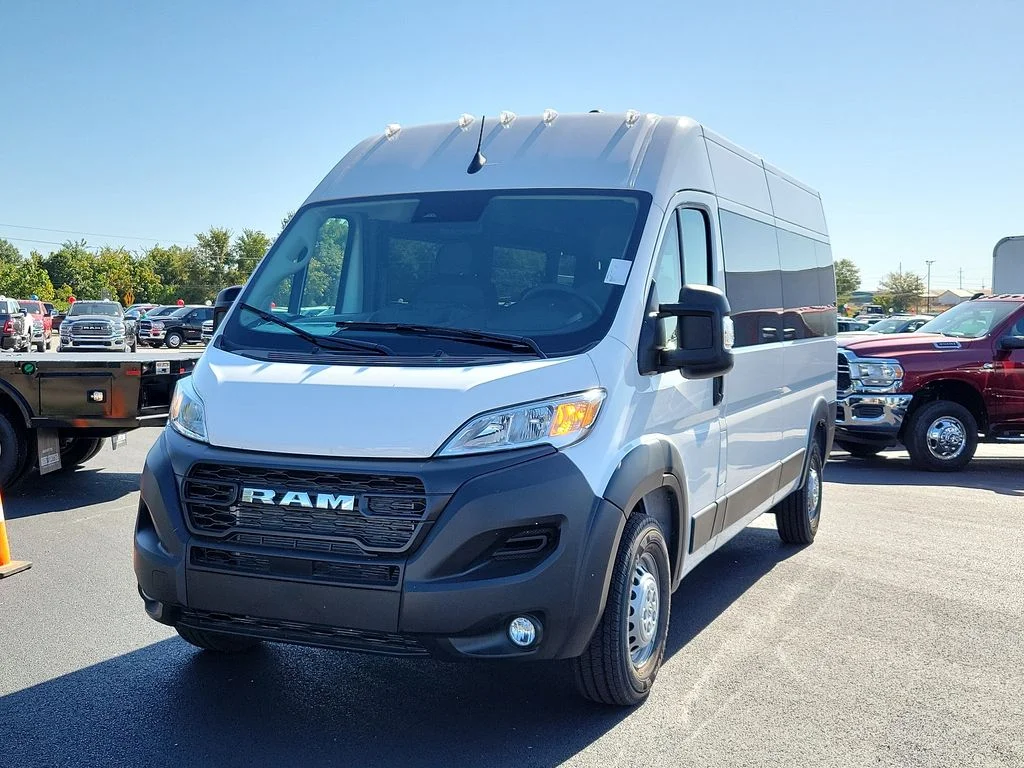 New 2024 Bright White Clear-Coat Exterior Paint RAM High Roof image 2