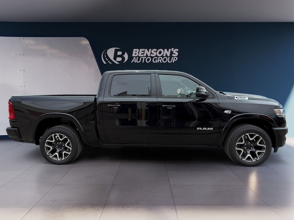 New 2026 Diamond Black Crystal Pearl-Coat Exterior Paint RAM Laramie image 6