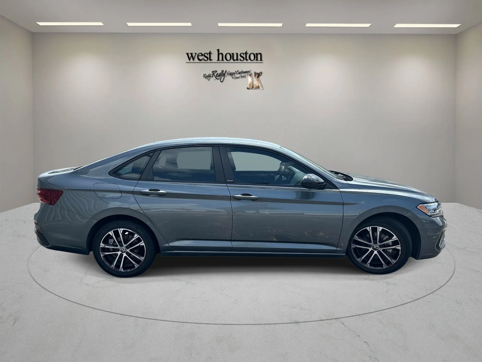Used 2024 Platinum Gray Metallic Volkswagen Sport Auto image 4