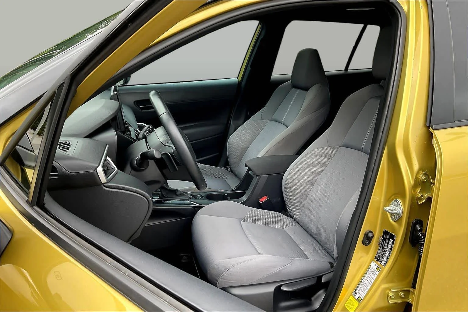 Used 2024 Acidic Blast/Jet Black Toyota Hybrid SE image 8