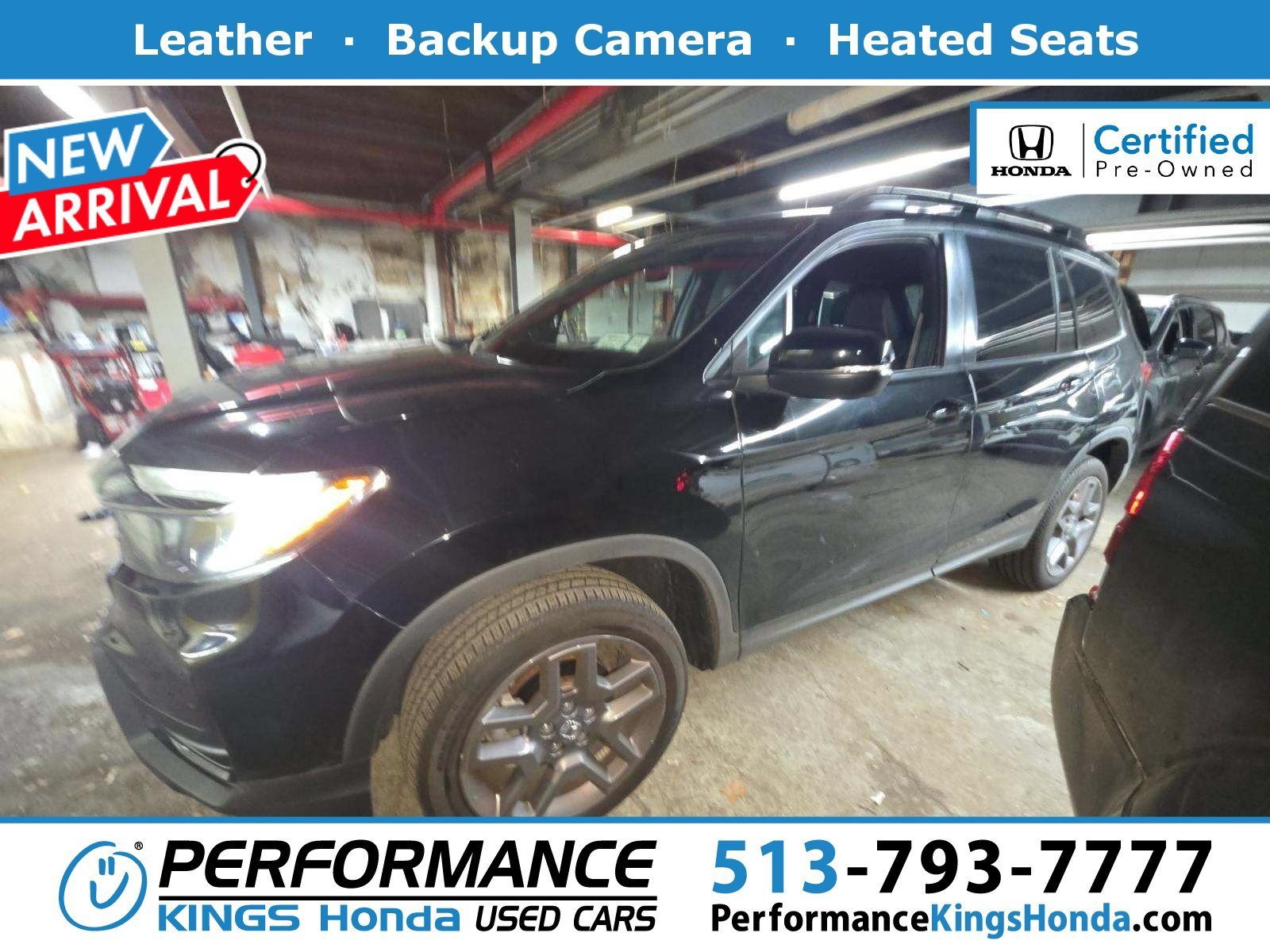 Certified Used 2023 Crystal Black Pearl Honda EX-L image 1