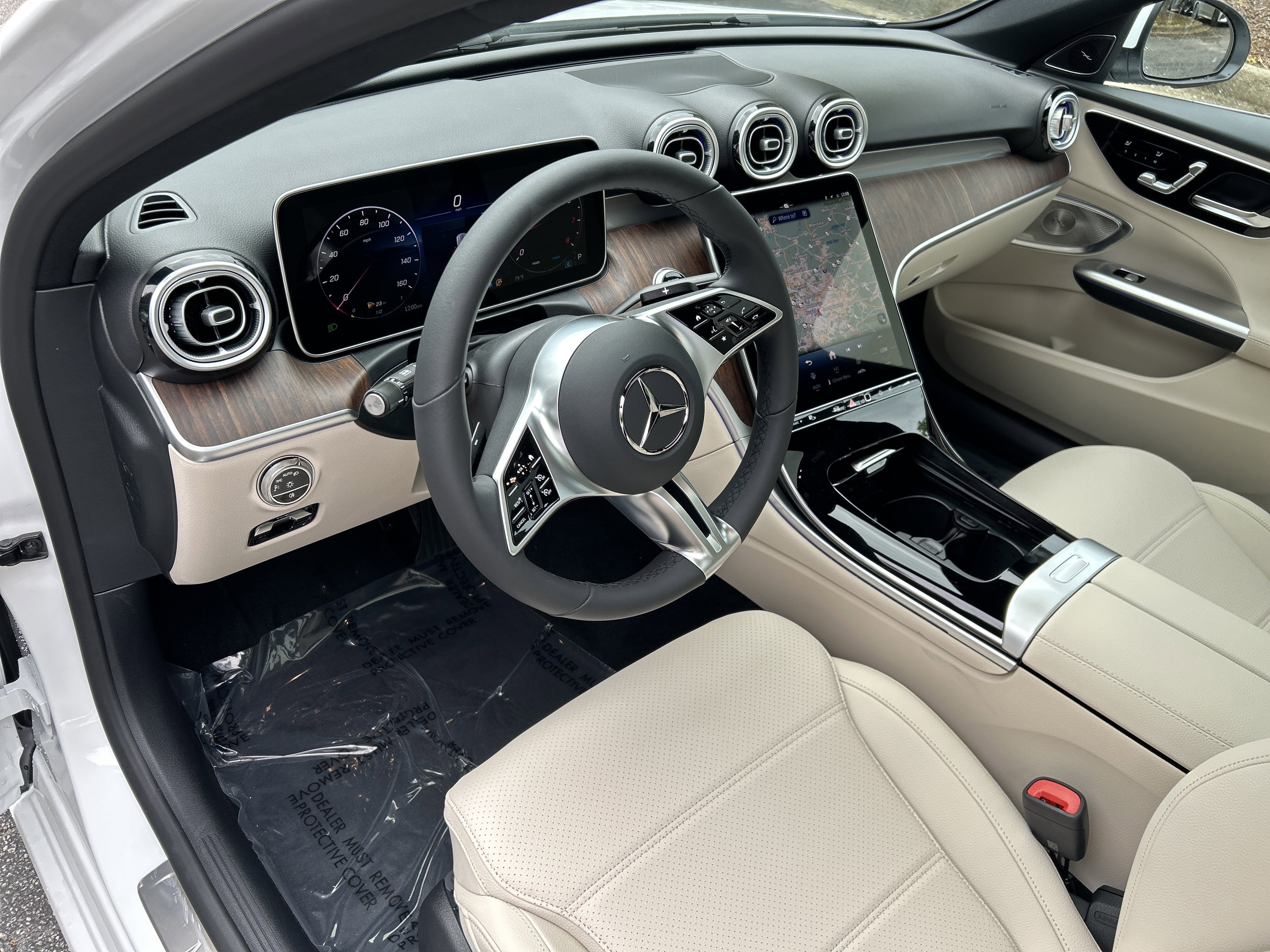 New 2026 MANUFAKTUR Moonlight White Metallic Mercedes-Benz C 300 Sedan image 19