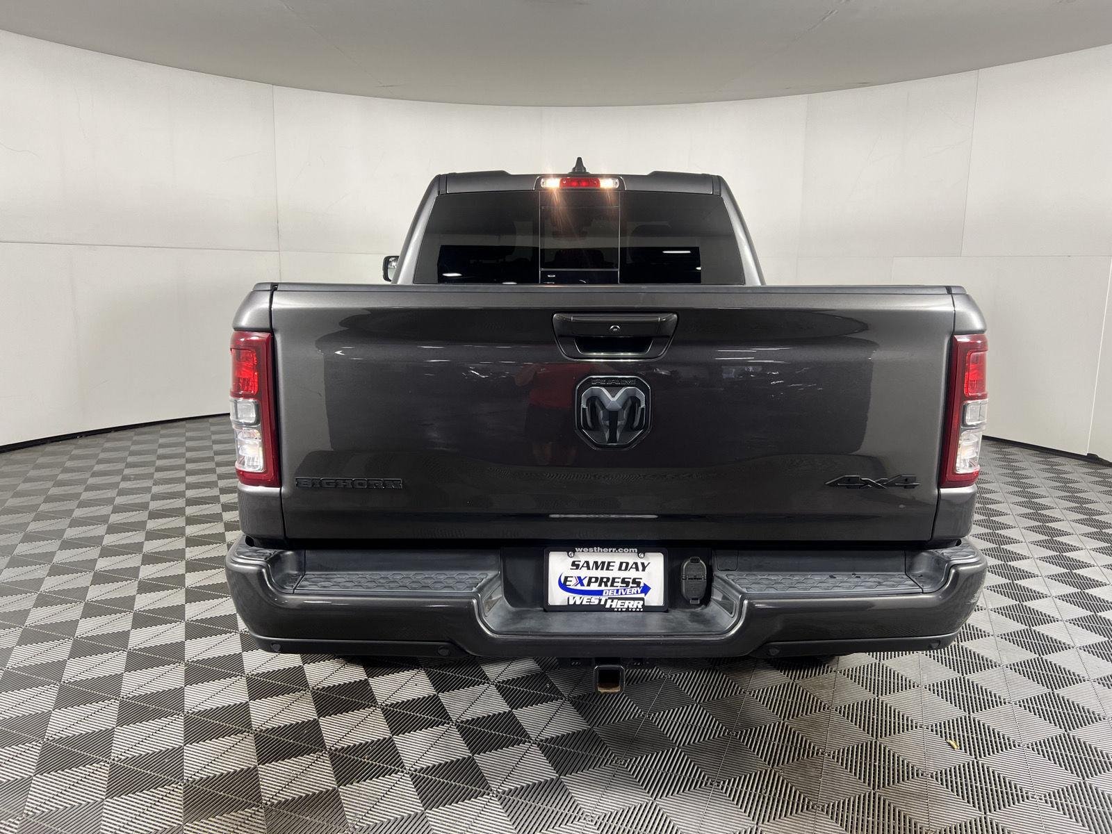 Used 2022 Granite Crystal Metallic Clearcoat Ram Big Horn image 8