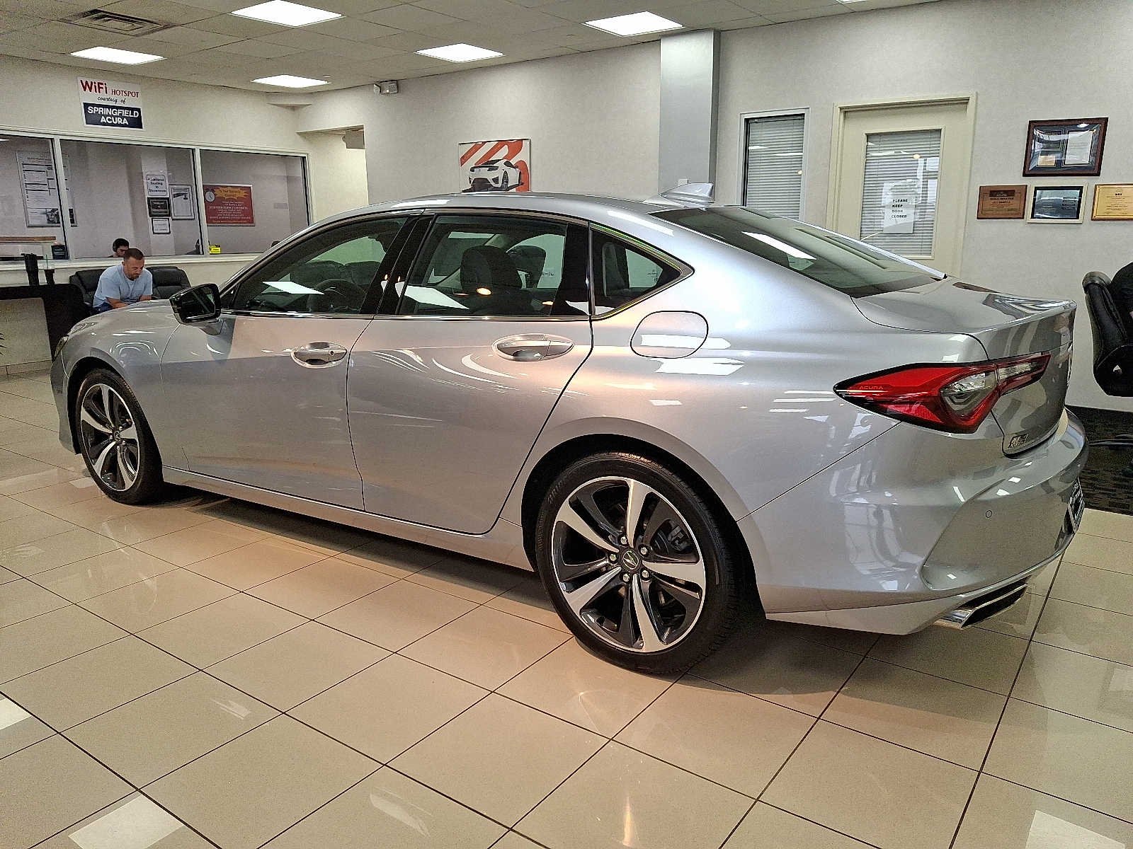 Certified Used 2025 Lunar Silver Metallic Acura TECH image 3