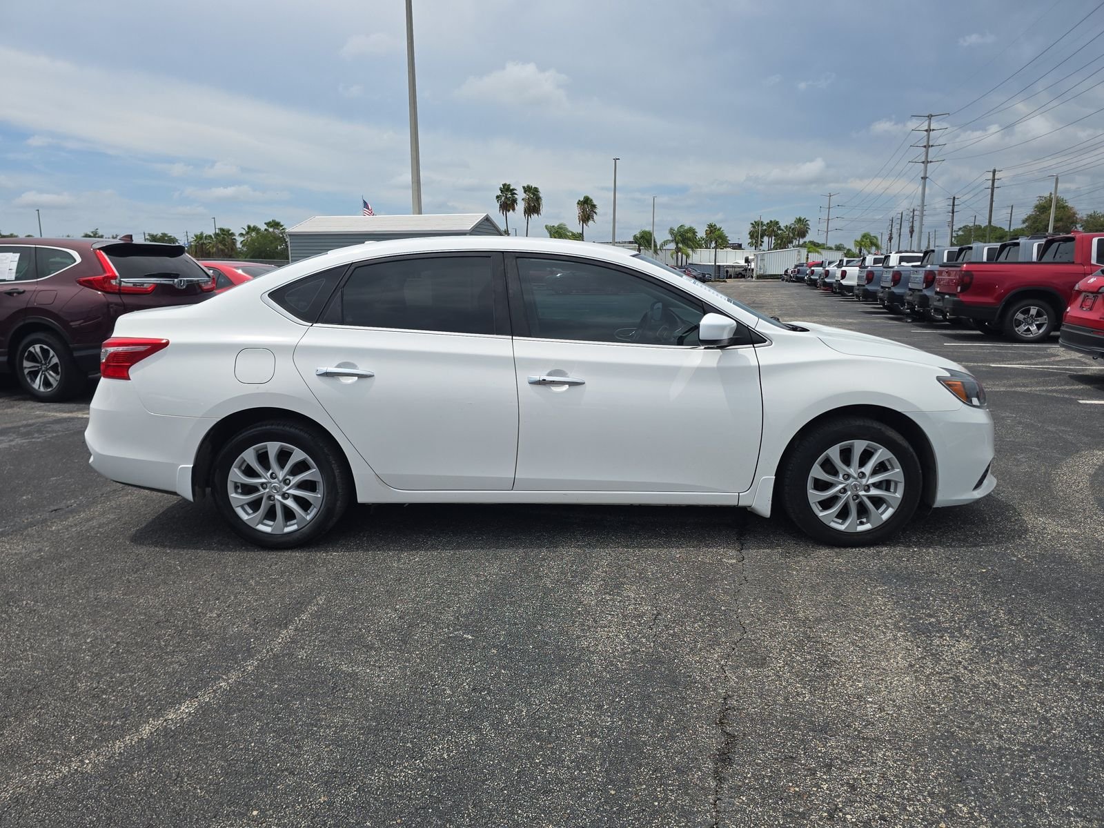 Used 2018 Nissan Sentra SV with VIN 3N1AB7AP4JL644689 for sale in Port Richey, FL