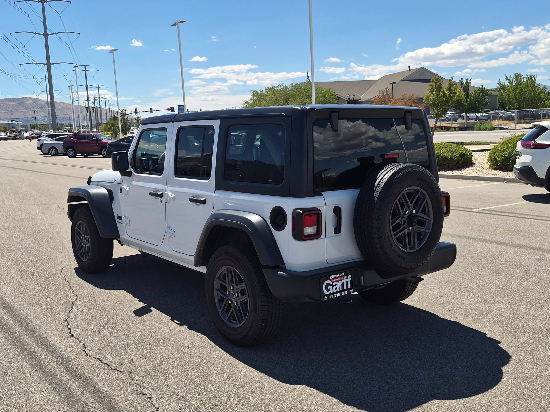 Used 2024 Bright White Clearcoat Jeep Sport S image 5