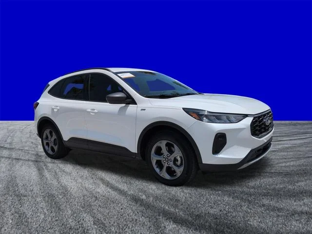 Certified Used 2025 White Metallic Ford ST-Line image 2