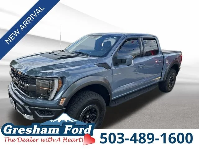Used 2023 Azure Gray Metallic Ford Raptor image 1