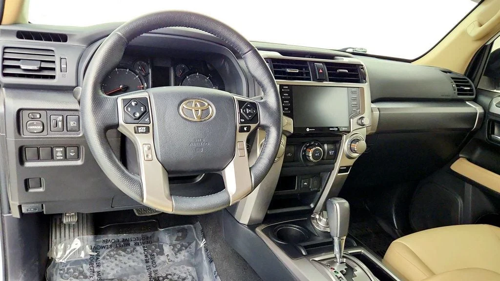 Used 2023 Ice Cap Toyota SR5 Premium 4WD w/ Power Moonroof & Trail Running Boards image 13