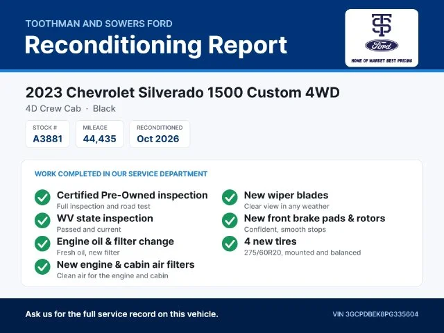 Certified Used 2023 Black Chevrolet Custom image 35