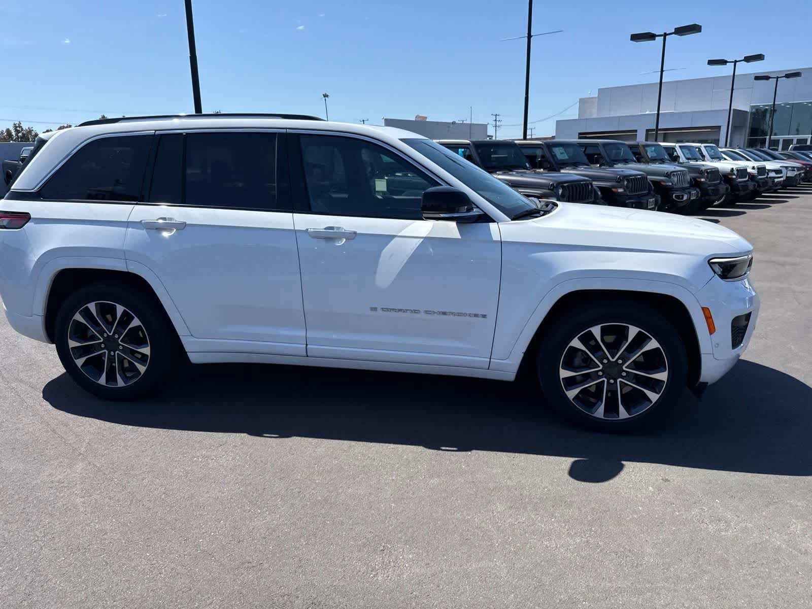 Used 2023 Bright White Clearcoat Jeep Overland image 14
