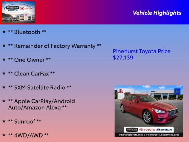 Used 2022 Red INFINITI LUXE image 16