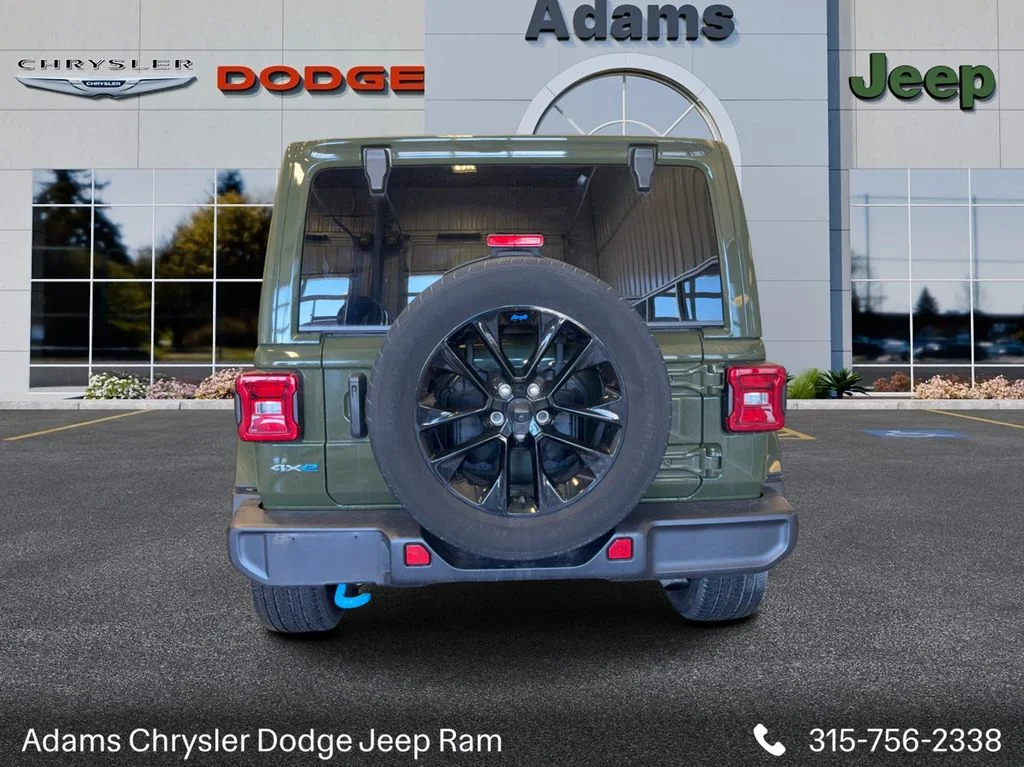 Used 2023 Green Jeep Sahara 4xe image 7