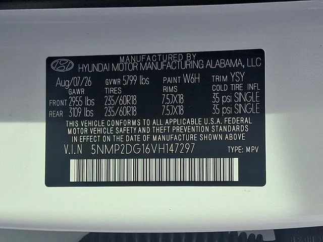 New 2027 White Hyundai SEL image 18