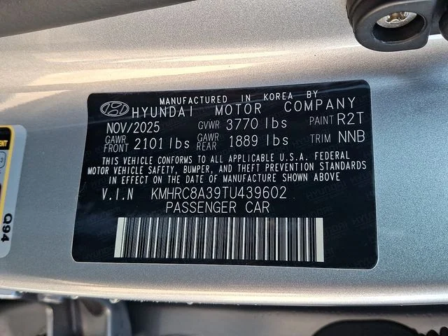 New 2026 Silver Hyundai SEL image 20