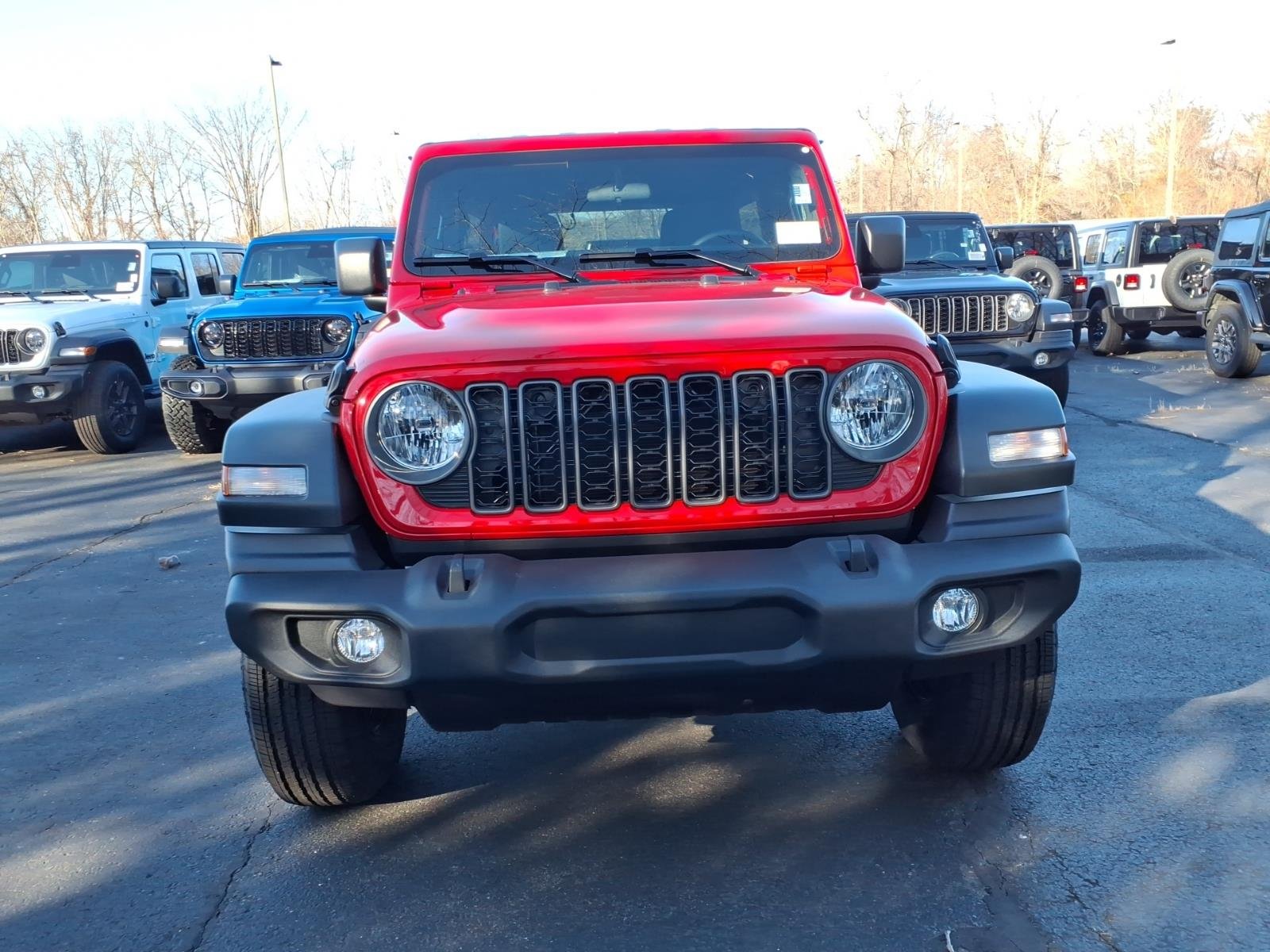 New 2026 Firecracker Red Clear-Coat Exterior Paint Jeep Sport image 8