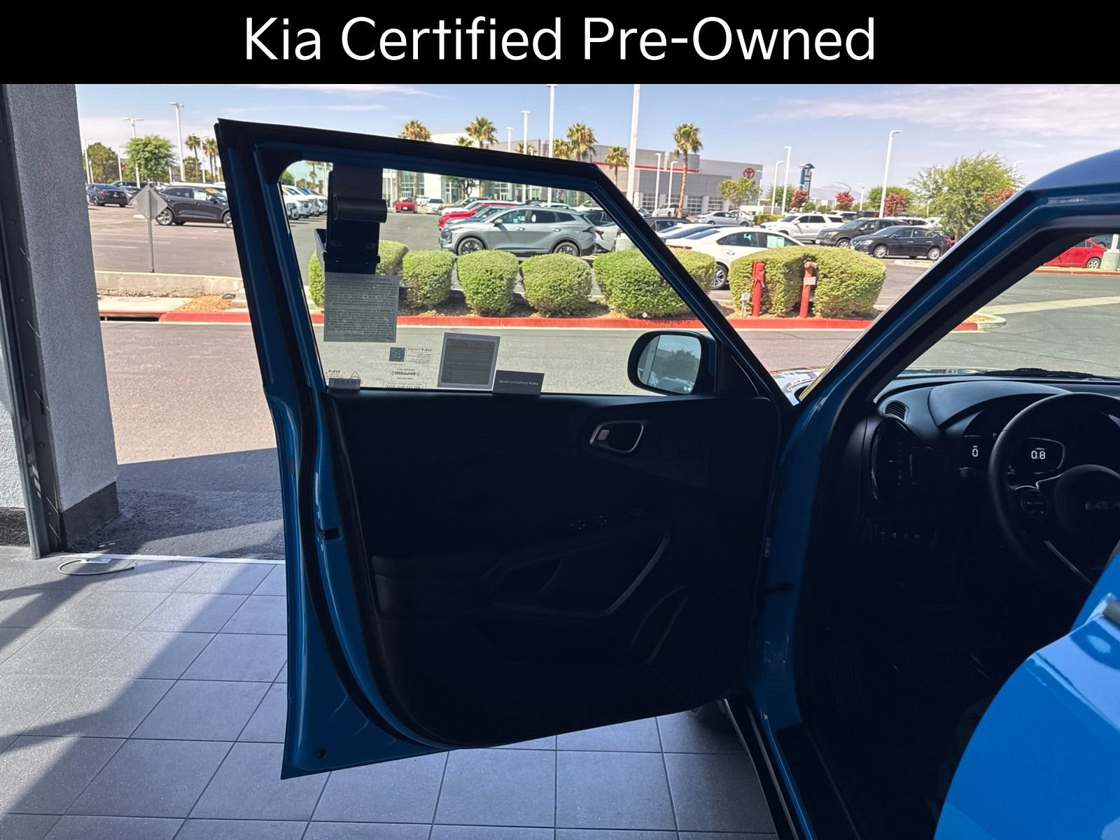 Certified Used 2024 Surf Blue Kia EX image 15