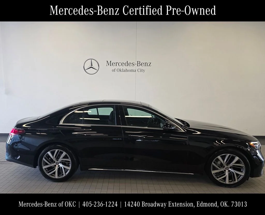 Certified Used 2025 Black Mercedes-Benz E 350 image 5