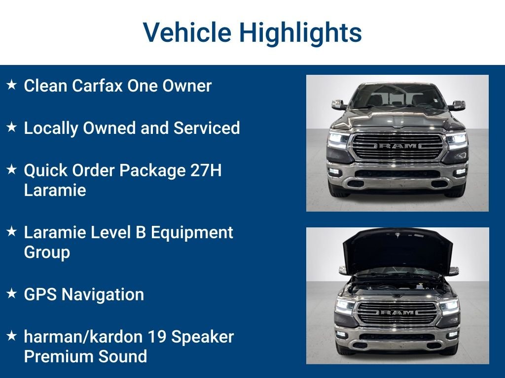 Used 2023 Crystal Metallic Ram Laramie image 3