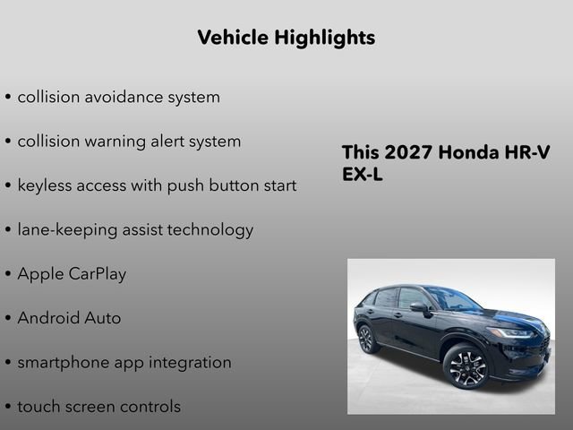 New 2027 Crystal Black Pearl Honda EX-L image 10