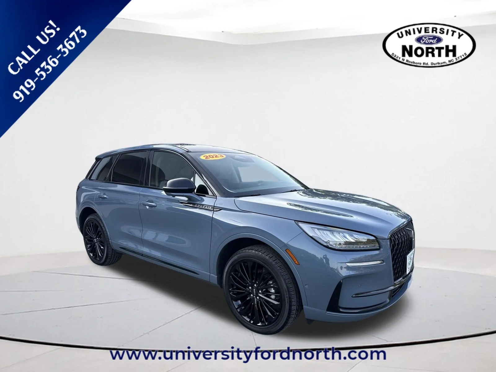 Used 2023 Whisper Blue Metallic Clearcoat Lincoln Standard image 1