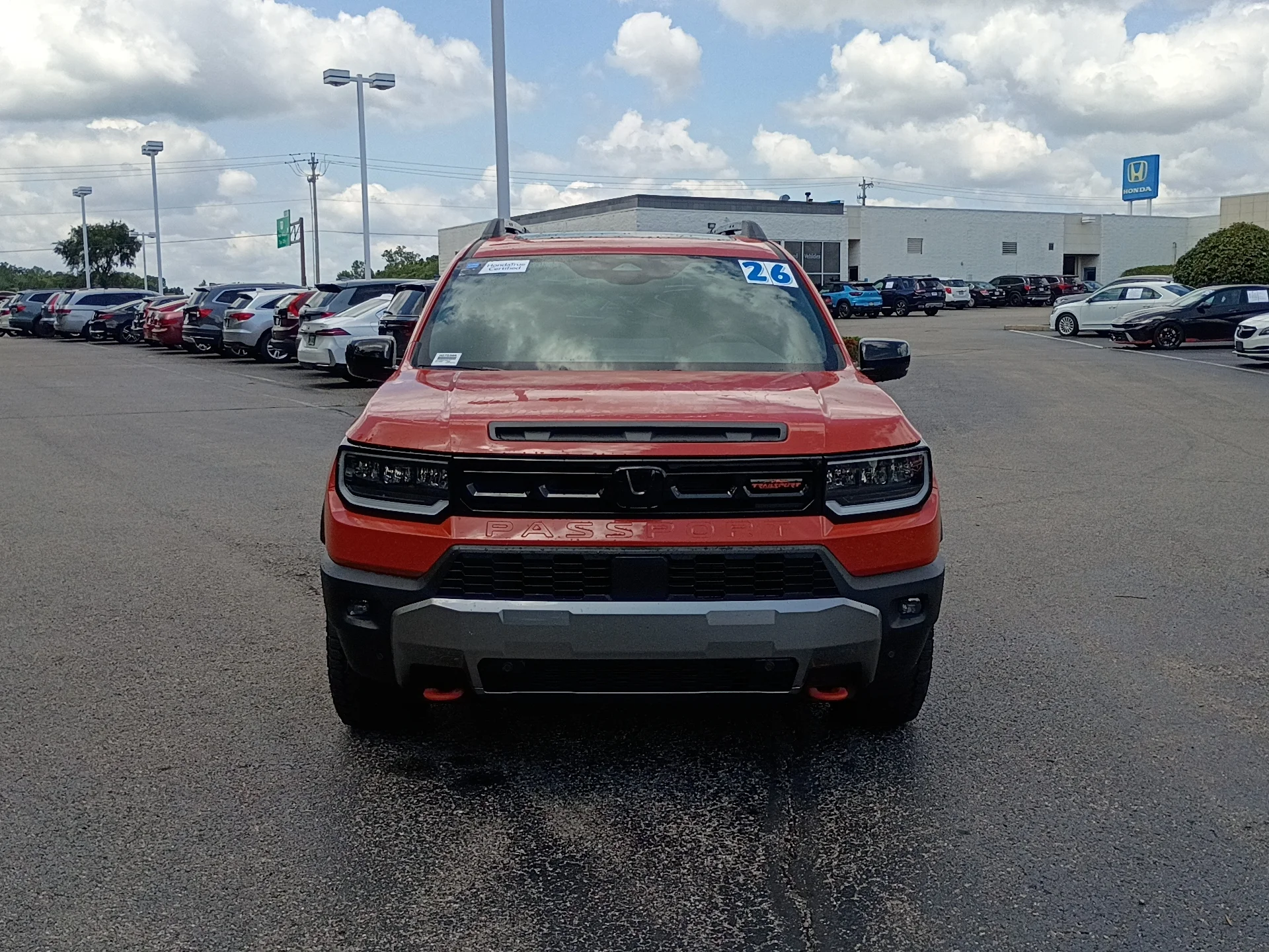 Certified Used 2026 Sunset Orange II Honda TrailSport Blackout image 8