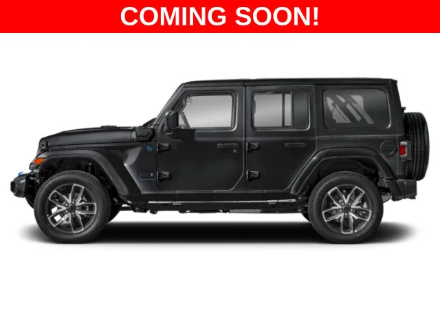 Used 2024 Black Jeep Sahara 4xe image 3