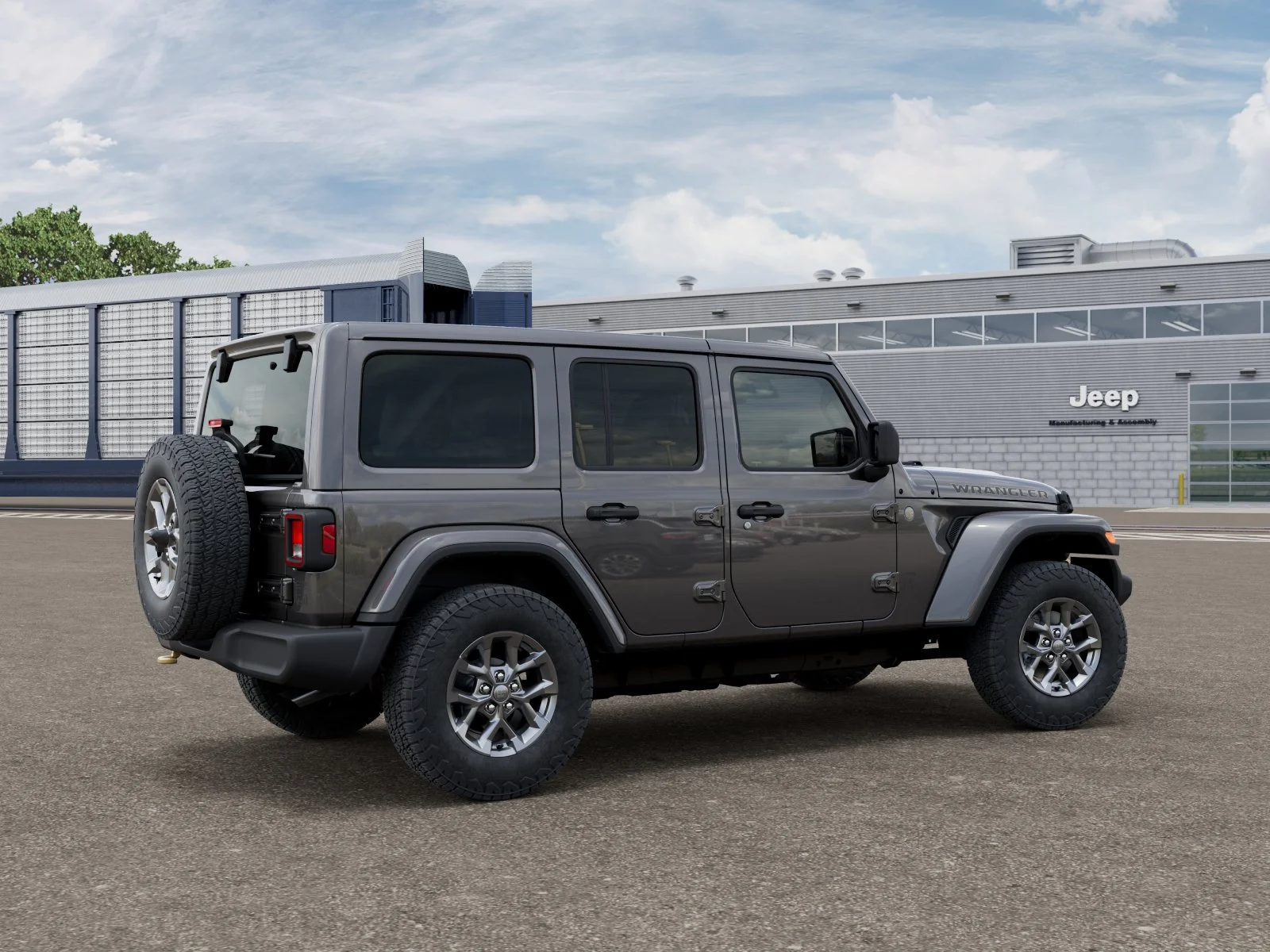 New 2026 Granite Crystal Metallic Clear-Coat Exterior Paint Jeep 85th Anniversary image 4