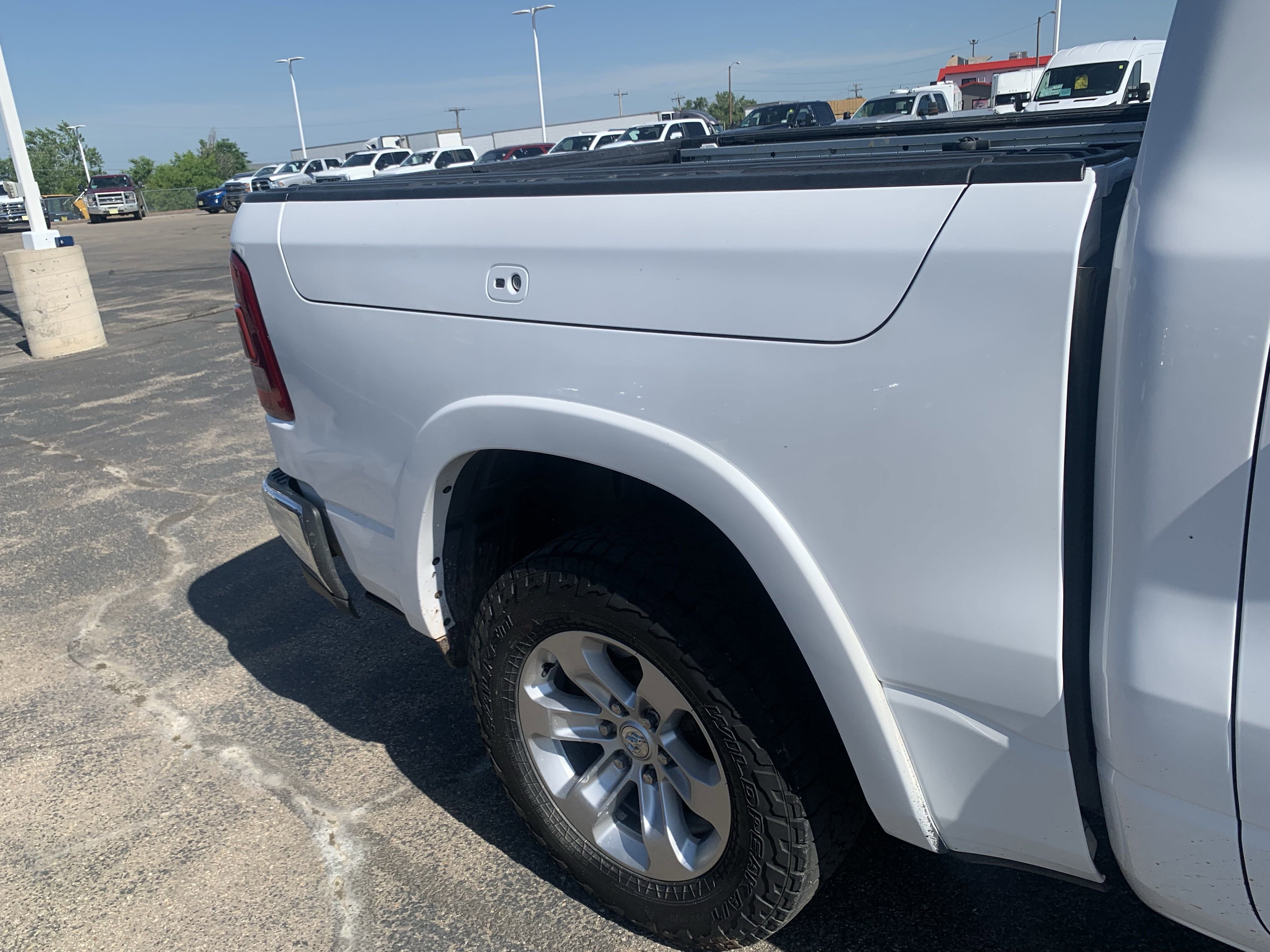 Used 2021 Ivory White Tri-Coat Pearlcoat Ram Laramie image 7