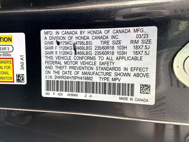 Used 2023 Gray Honda EX-L image 34