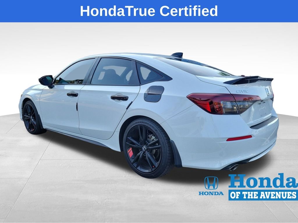 Certified Used 2025 Platinum White Pearl Honda SI image 4
