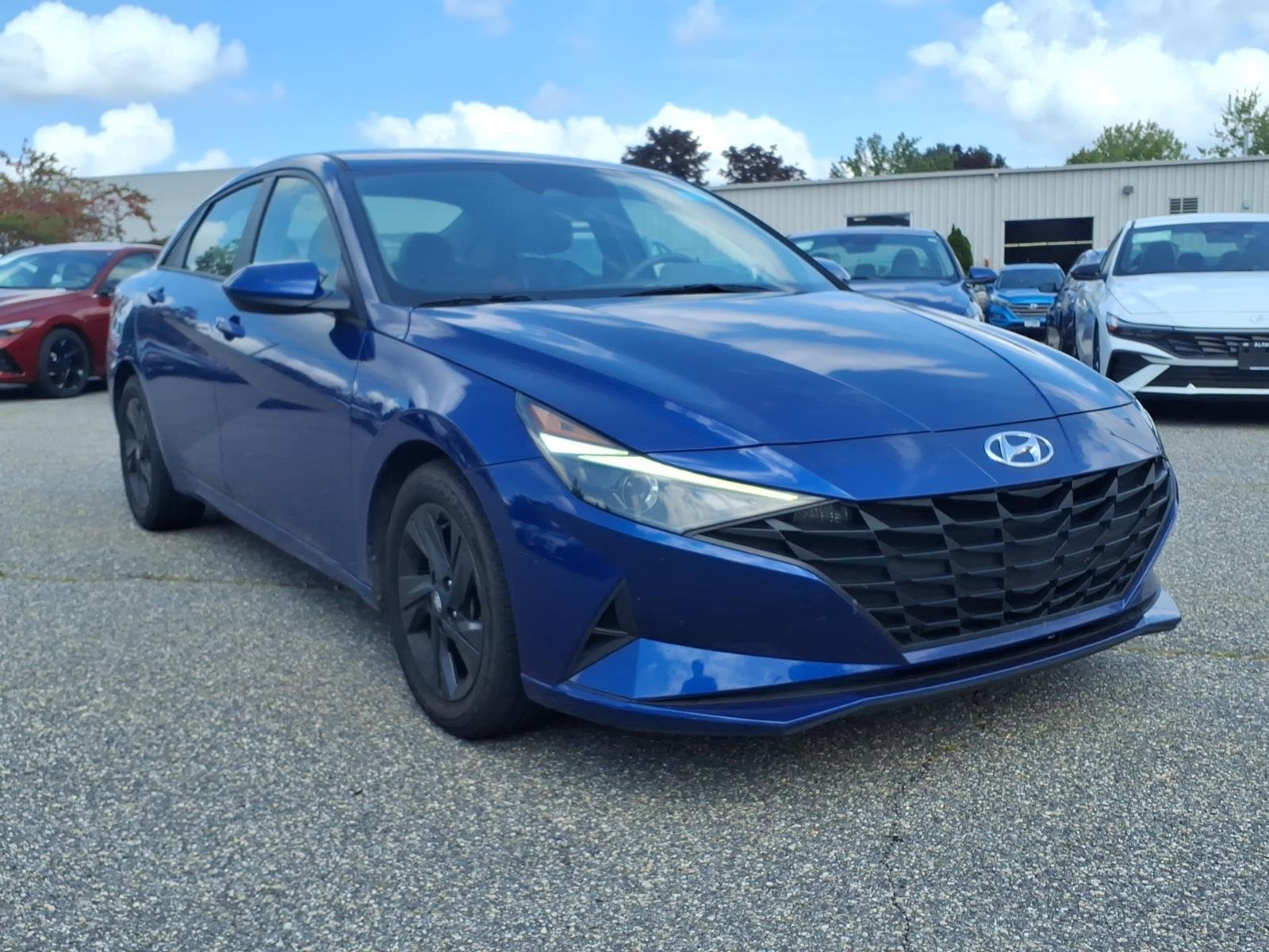 Used 2021 Intense Blue Hyundai SEL image 3