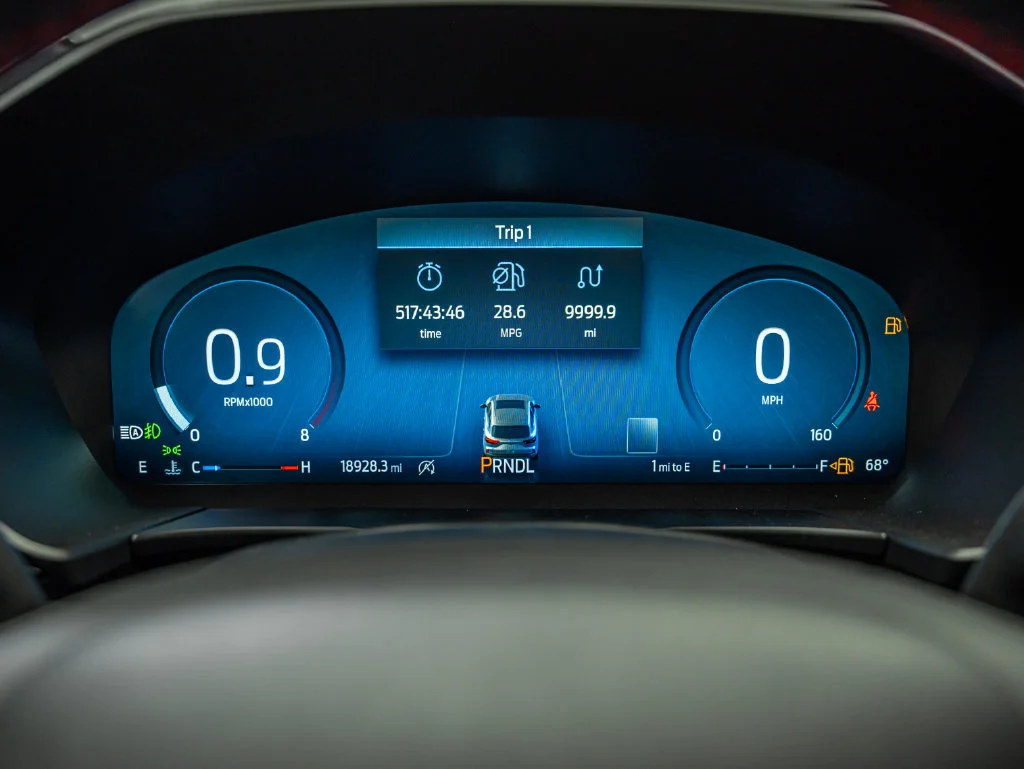 Used 2024 Rapid Red Metallic Tinted Clearcoat Ford ST-Line Elite image 23