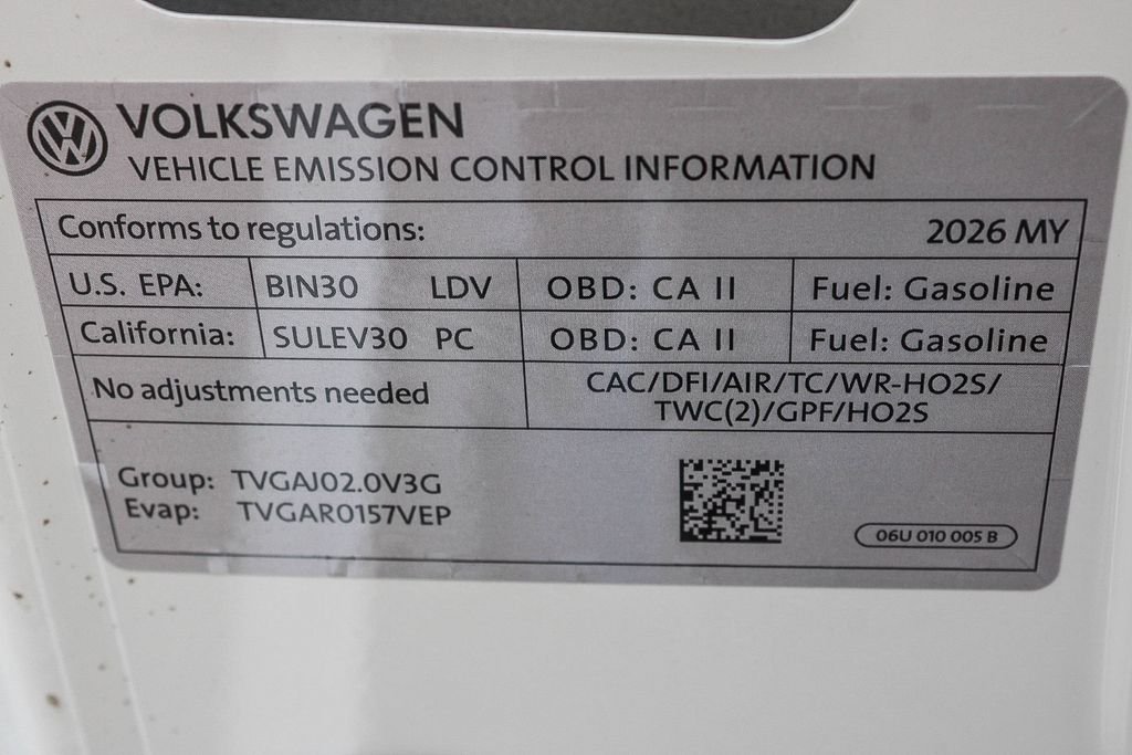 New 2026 White Volkswagen SE R-Line Black image 27
