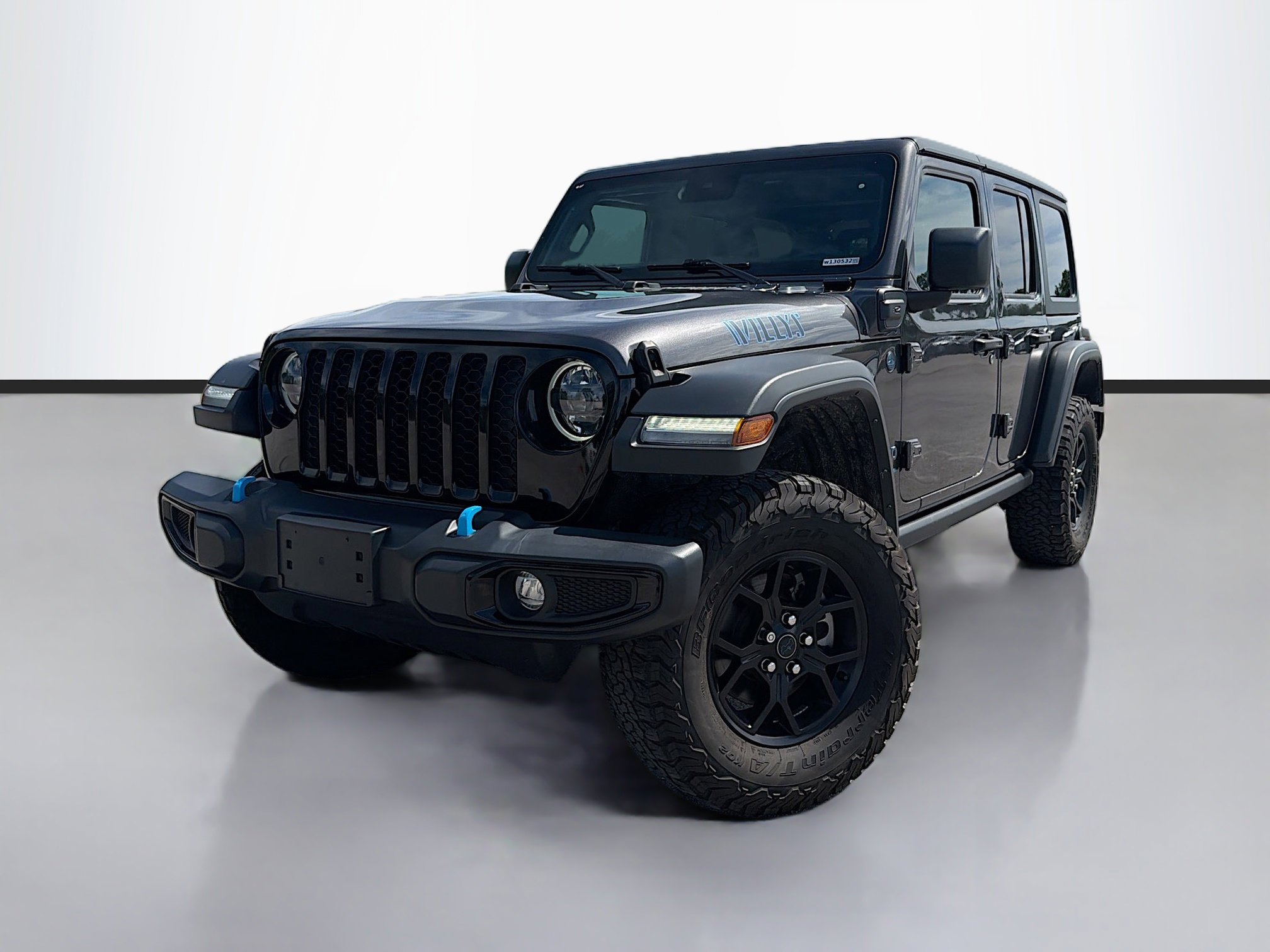 Used 2024 Granite Crystal Metallic Clearcoat Jeep Willys image 1