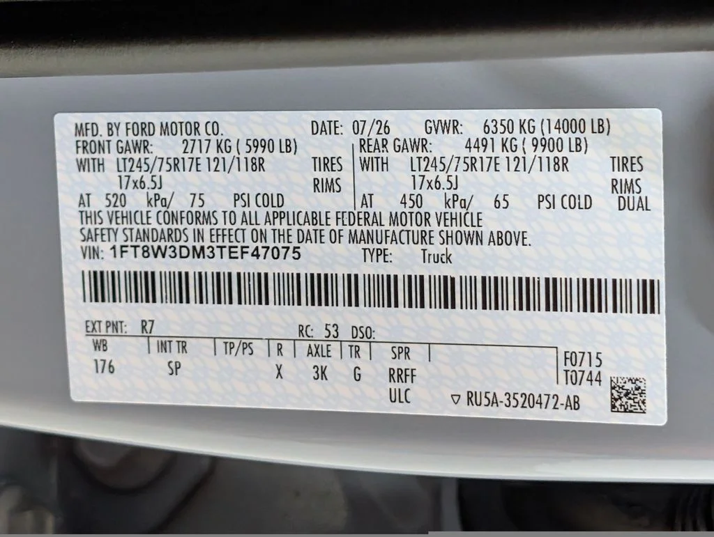 New 2026 Glacier Gray Metallic Tri-Coat Ford F-350® King Ranch® image 35