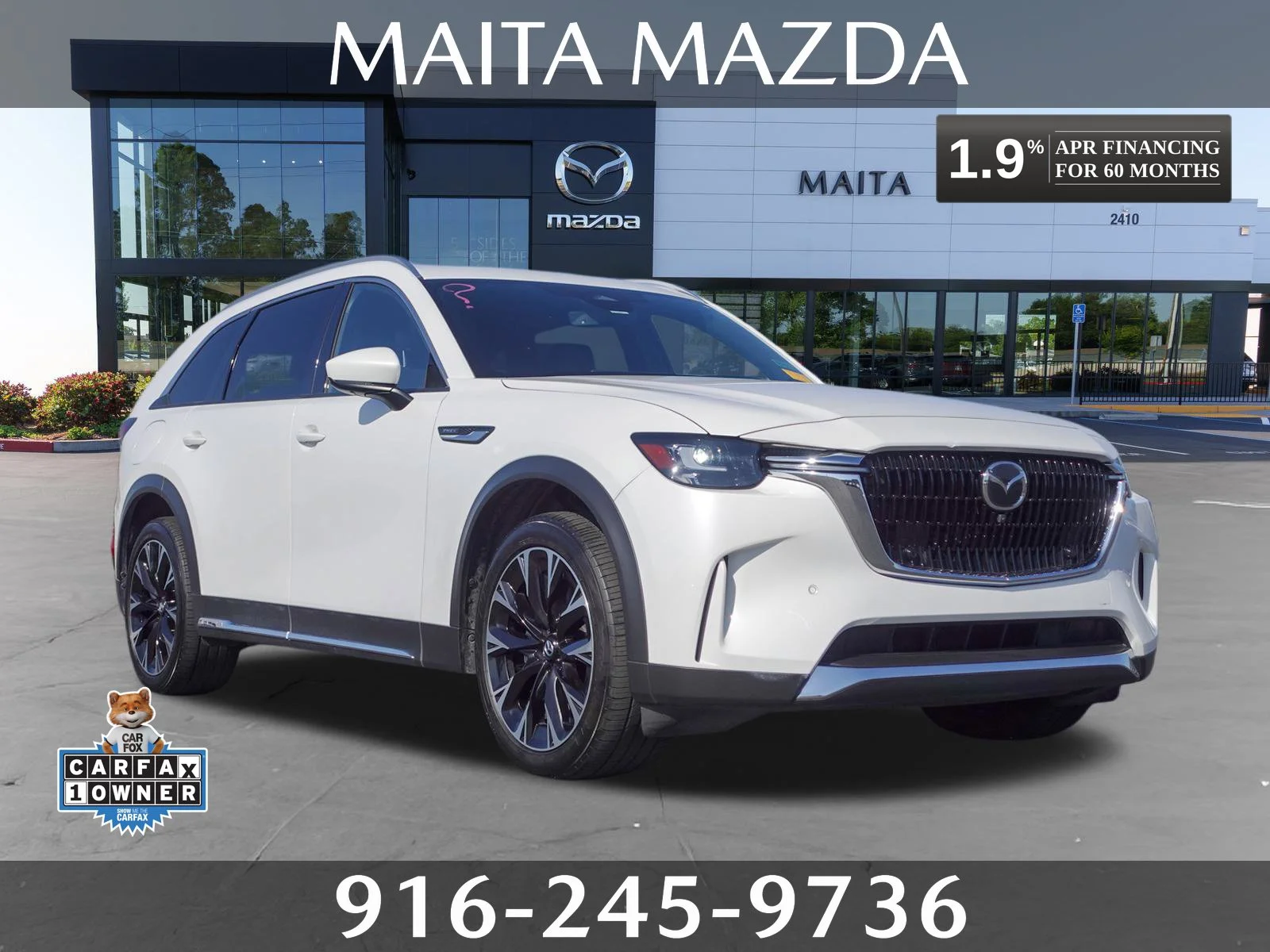 Certified Used 2024 Rhodium White Premium Mazda Premium Plus image 1