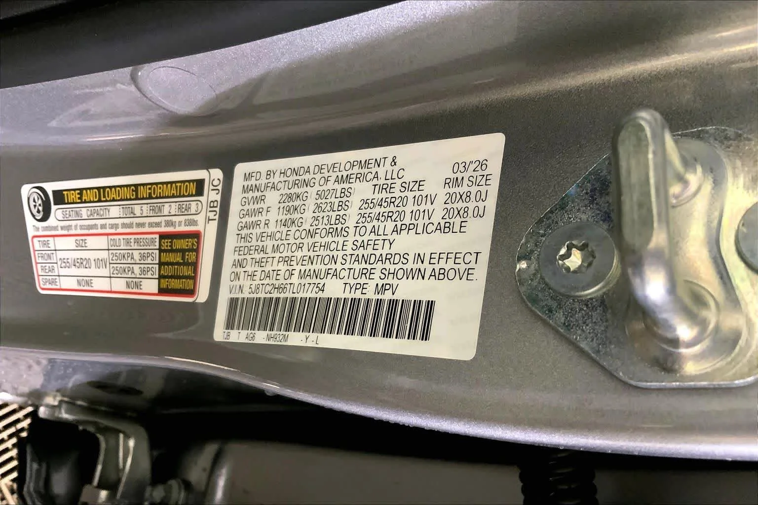 New 2026 Solar Silver Metallic Acura With A-Spec Package image 13