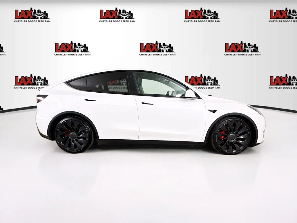 Used 2022 White Tesla Performance image 8